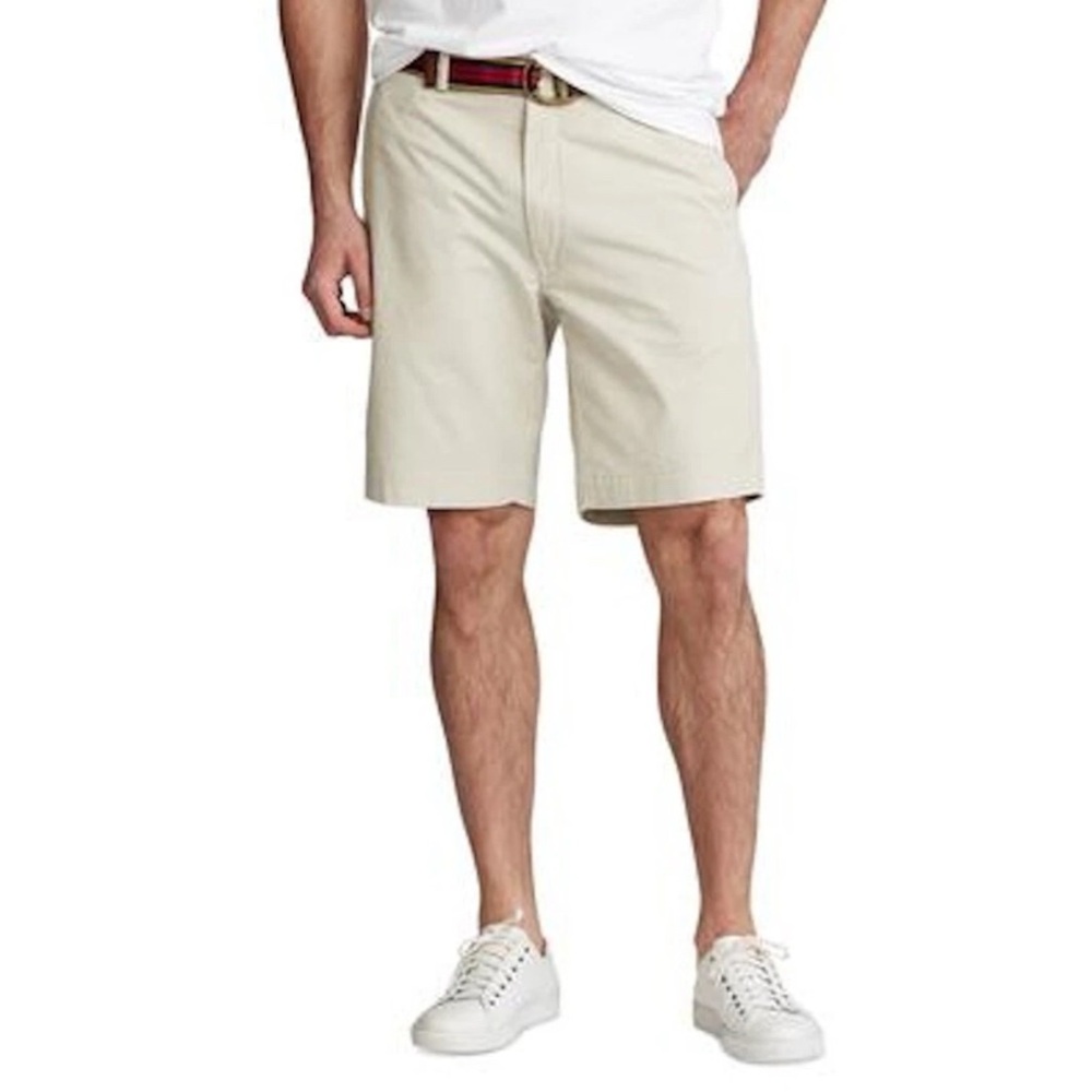 NEW Size 50 Big Mens Polo Ralph Lauren StretchClassic Chino Shorts Beige MSRP$89